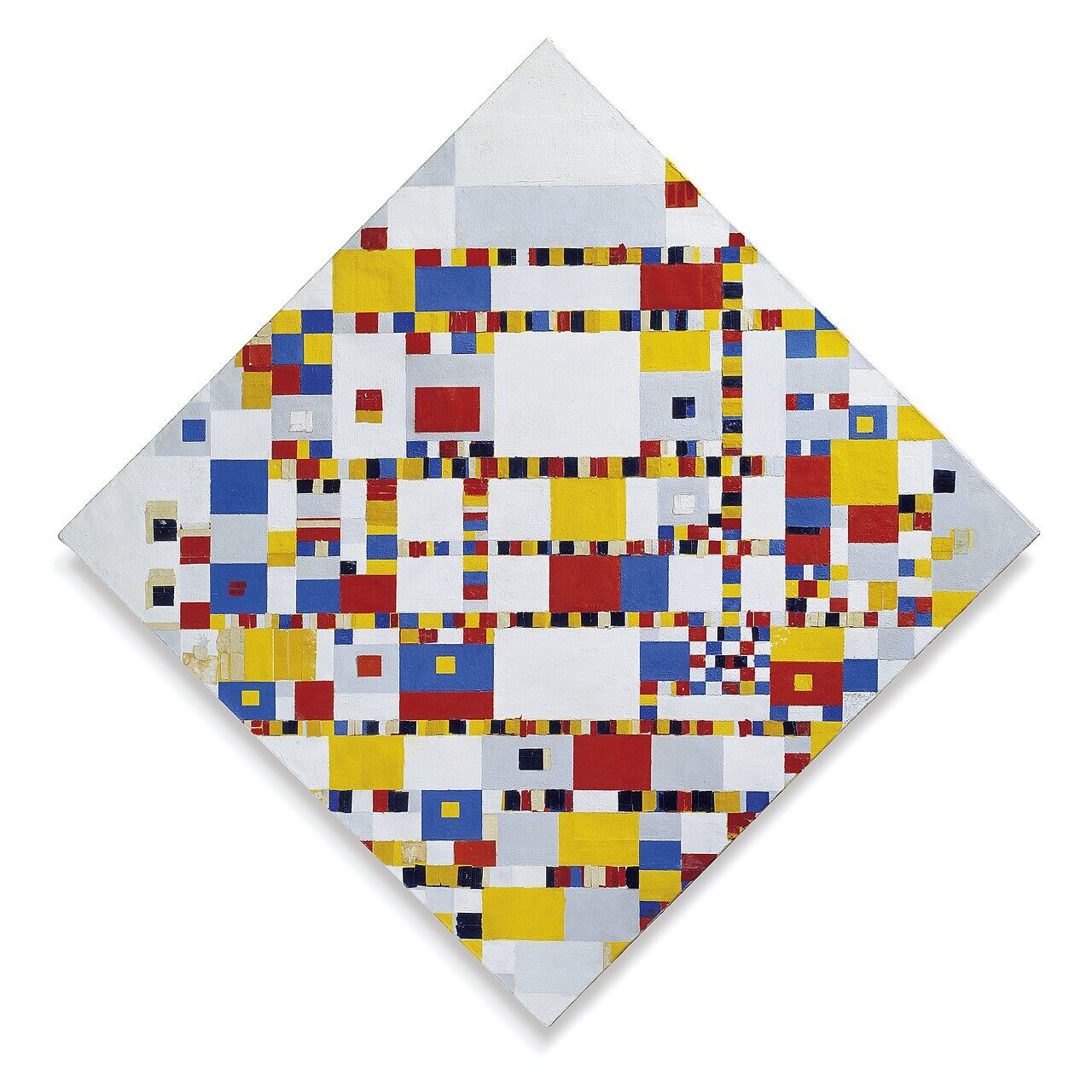 Victory Boogie Woogie van Piet Mondriaan, voorbeeld van kunst taxatie